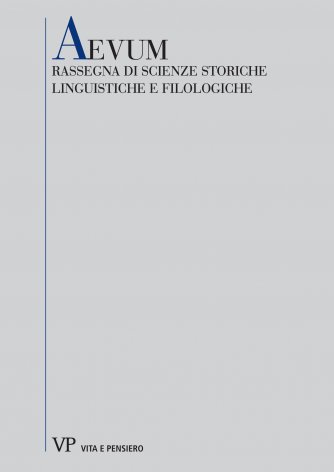 Appunti per un dizionario italiano-latino